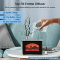 thumbnail image 3 of Flame Humidifier Essential Oil Diffuser with Fireplace Light for Bedroom, Fireplace Simulation Humidifier, Cool Mist Humidifiers for Home Office Decor, 3 of 7