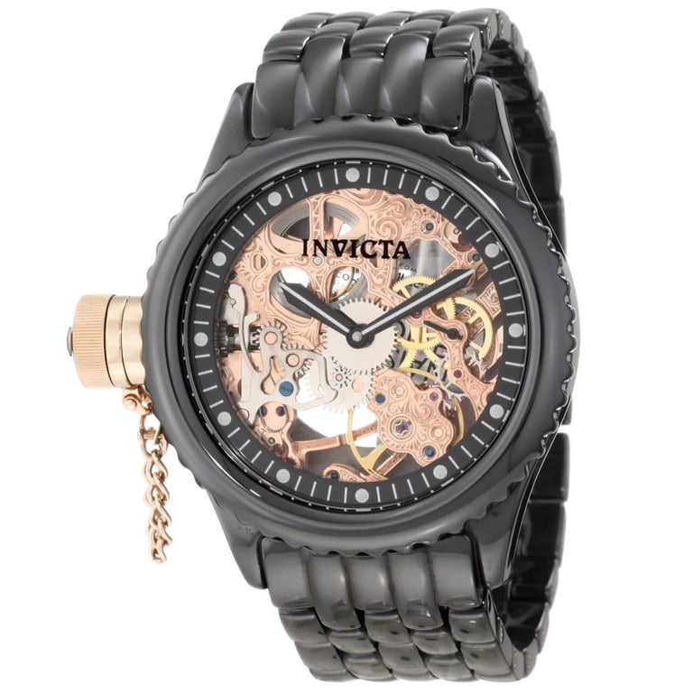 Invicta Men's 1926 Russian Diver Lefty Rose Gold Skeleton Dial