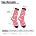 thumbnail image 4 of Goofa Yoga Unicorn Printed Men's Crew Socks, Soft Durable Breathable Moisture-Wicking with Odor Control Cotton socks, 4 of 9