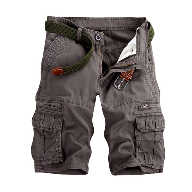 cllios Men's Cargo Shorts Relaxed Fit Multi Pockets Shorts Work Military Shorts Loose Camping Cargo Shorts