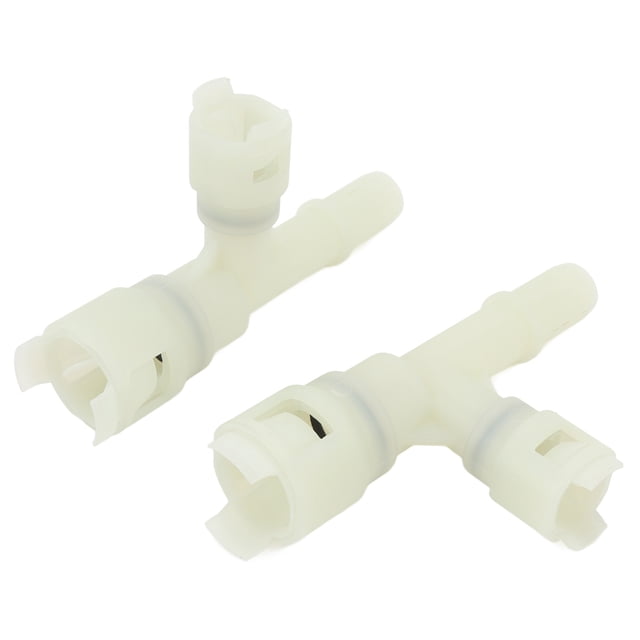 Heater Hose Connector, 2PCS 15055343 for EXT 2002 To 2013 Black,White