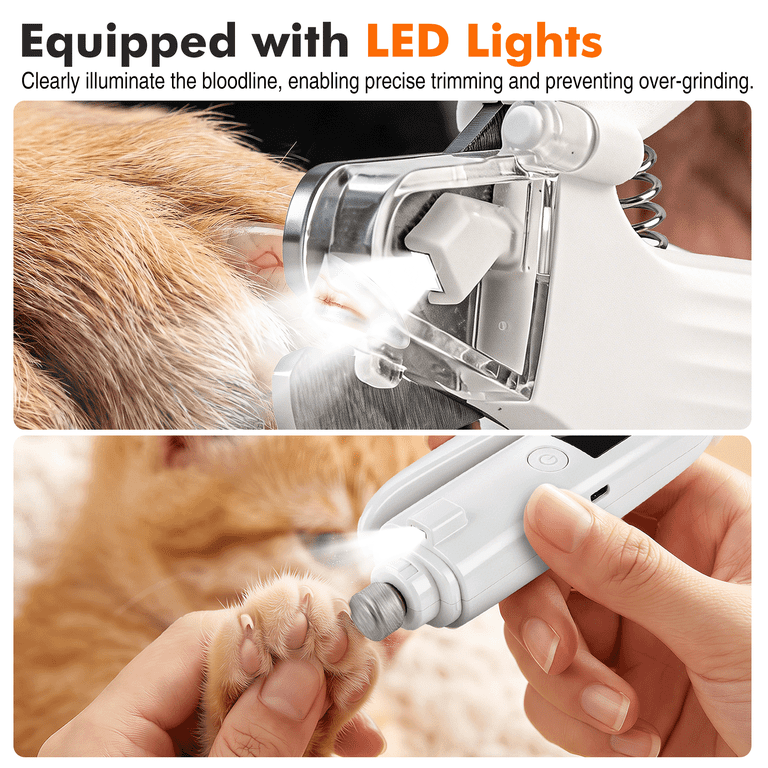 DSOOLO 2-in-1 Dog Nail Clipper & Grinder with LED photo 4