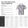 thumbnail image 5 of Sikiie Colorful Mandalas Print Men's Hawaiian Shirt, Summer Beach Button Pocket Short Sleeve T-Shirt,Large, 5 of 7