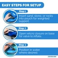 thumbnail image 4 of Swimline HydroTools 7020 Rampe d'Évasion Grenouille pour Piscines, Bleu, 4 of 8