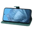 thumbnail image 5 of For Google Pixel 10 Pro XL , Pixel 9 Pro XL 6.8" Large Butterfly Pattern Embossed Strong Magnetic Attachment/Closure, Card Slots/Pocket, PU Leather Flip Wallet Case ﻿,Green, 5 of 7