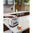 thumbnail image 4 of Fsddascl Farmhouse Cabin Toaster Cover 2 Slice, Small Kitchen Appliance Covers, Country Vintage House Wood Grain Pliad Toaster Oven Cover with Loop, Bread Machine Cover Dust Cover Protection, 4 of 5
