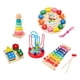 thumbnail image 4 of Juego de juguetes educativos de madera con bloques de clasificación y apilamiento de madera, juguetes sensoriales Montessori para niños y niñas, 5 uds, 4 of 9