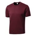 thumbnail image 1 of Gravity Threads Mens Short-Sleeve Moisture Wicking Shirt - Maroon - Large, 1 of 1