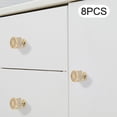 thumbnail image 2 of 8 Pack Wholesale Gold Kitchen Handles Cabinet Knobs Round  Drawer Pulls, 2 of 11