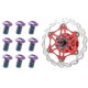 thumbnail image 5 of M5 Bike Disc Brake Rotor Fastening Screw 12pcs Road Bike Fastening Screw Banmo, 5 of 5