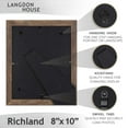 thumbnail image 6 of Langdon House 8x10 Rustic Brown Picture Frames, Farmhouse Style, 6 Pack, Richland Collection (US Company), 6 of 6