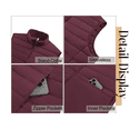 thumbnail image 6 of Fantaslook Duck Down Womens Puffer Vest Packable Quilted Sleeveless Zip Up Coat Water-Resistant Winter Outerwear with Pockets, 6 of 9