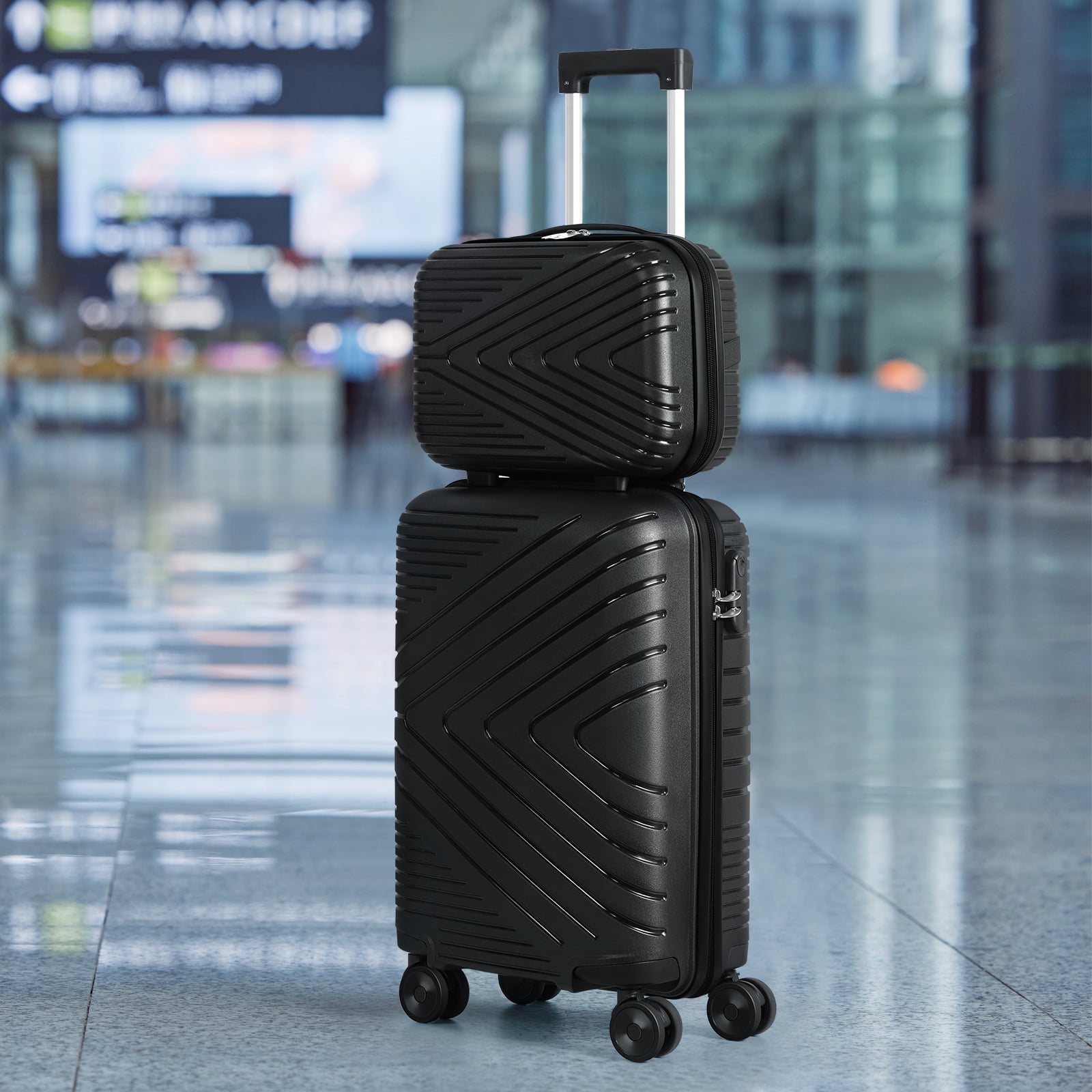 20inch luggage Carry on luggage Travel Suitcase Airline Approved Hardside Polycarbonate Lightweight with Spinner Wheels TSA Lock YKK Zippers