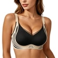 thumbnail image 3 of Audhol Anti Sagging Bra Lifting Bra Wireless Bra Seamless Bra Side Support Bra, Black, 3 of 6