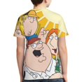 thumbnail image 2 of Family Guy Animated Youth Unisex T-Shirt Crewneck Short Sleeve Double-Sided Print Tee Shirts Top For Boys Girls Kid Teen X-Small, 2 of 6