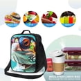 thumbnail image 4 of Fotbe Stylish Sunglasses Iguana Lonchera Bolsa de Almuerzo para Hombres y Mujeres, Lonchera de Gran Capacidad, Bolsa de Almuerzo Reutilizable, Bolsa Térmica Aislante, 4 of 7