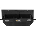 thumbnail image 2 of Northern Tool Short Bed Low Profile Crossover Truck Tool Box with Removable Tray - Aluminum, Gloss Black, Pull Handle Latches, 63in. x 20in. x 13in. Model Number, 2 of 9