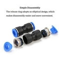 thumbnail image 3 of 12mm Quick Fitting, 1/2” OD Push to Connect Pipe Tube Straight Fittings, Pneumatic Air Line Connector 10Pcs, 3 of 7