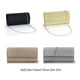 thumbnail image 4 of Jumpingount Bolsa de maquillaje Bolsa de graduación Bolsa de boda Brillo Multiusos Regalo dulce Bolsas de hombro Tira Diseño elegante de moda Bolsas de mensajero y de hombro Negro Jumpingount AP016869-01, 4 of 6