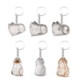 thumbnail image 1 of Porte-clés Pendentif Capsule Souvenir de Poils de Chat, Bouteille Commémorative de Rangement pour Animaux pour Collectionner la Fourrure, Design Unique Souvenir en Plastique Scellé Antipoussière, 1,57-2,36 Po pour Propriétaires d'Animaux, 1 of 8