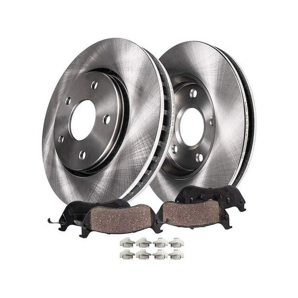 Front Brake Pad and Rotor Kit - Compatible with 1990 - 1995, 1997 - 1999 Jeep  Wrangler 1991 1992 1993 1994 1998 