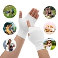 thumbnail image 5 of Unique Bargains 1 Pair Durable Sunprotection Manicure Gloves White, 5 of 6