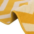 thumbnail image 4 of Unique Loom Outdoor Coastal Collection Area Rug - Dalgalar (2' x 8' Runner Yellow/Ivory), 4 of 11