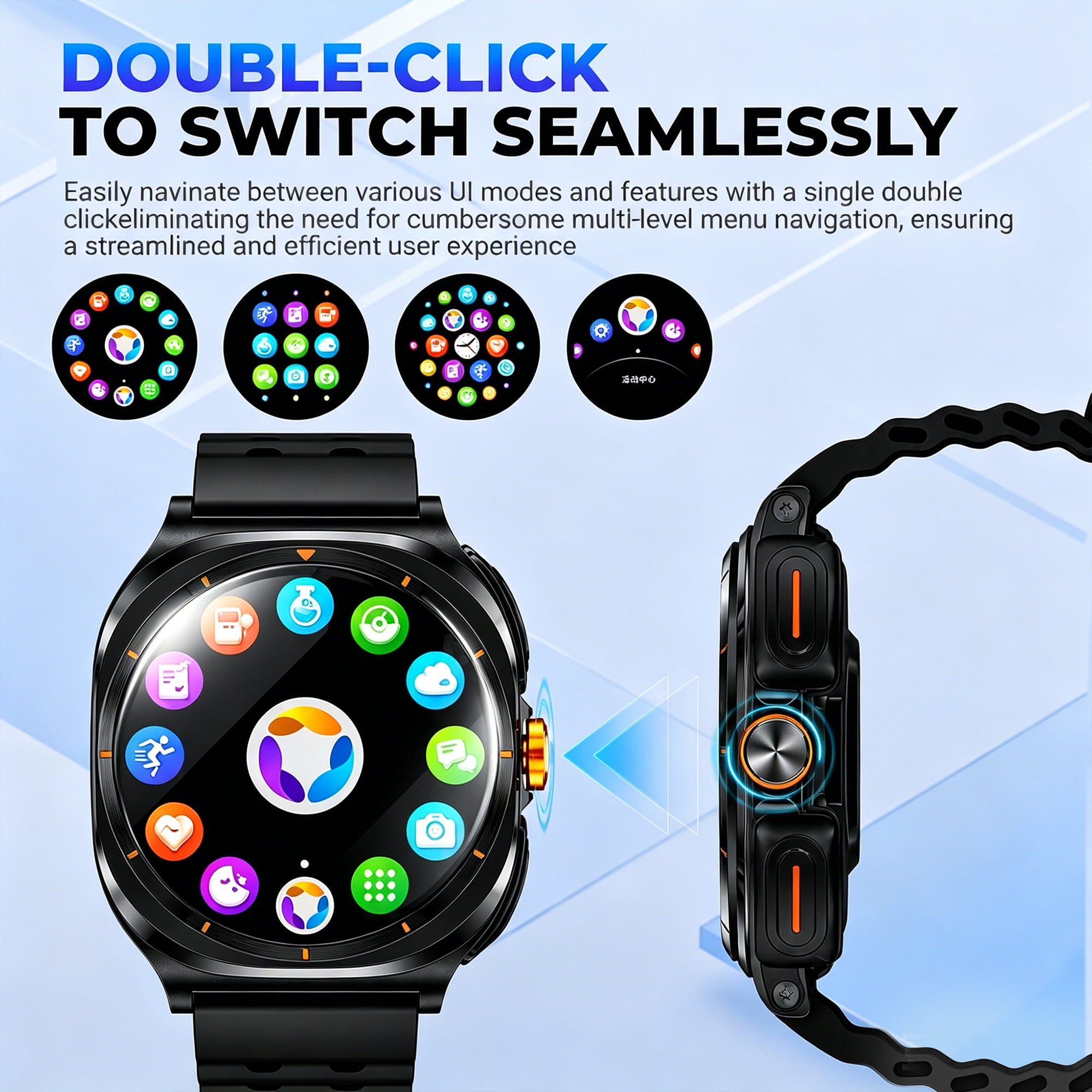 CamelParty Smart Watch with Earbuds, Bluetooth Smart Watches for Men - Answer/Make/Message, Fitness Tracker, Sleep Monitor, IP67 Waterproof Compatible with Android and iPhone, Holiday Gifts