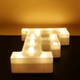 thumbnail image 3 of Morttic LED Letter Lights Alphabet Light Up Sign Night Light for Home Party Wedding Decoration - F, 3 of 7