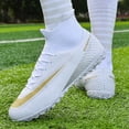 thumbnail image 5 of Botas de fútbol transpirables y ligeras para exteriores, zapatos de entrenamiento de fútbol antideslizantes, botines Unisex, talla 35-45, novedad de 2022, 5 of 5