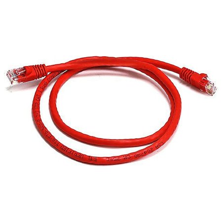 UPC: 0844660022978 | Monoprice Cat6 24AWG UTP Ethernet Network Patch Cable  3ft Red