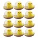 thumbnail image 1 of FELTECHELECTR 12 mini pollitos de Pascua para decoración del hogar, adorno de escritorio, juguete para niños (amarillo), 1 of 7