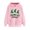 Pink5, variant on LIaqionyy Women St.Patrick's Day Sweatshirts Shamrock Print Long Sleeve Casual Hooded Comfy Loose Tops Gift