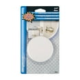 thumbnail image 3 of Shepherd Hardware Wall Protector Round 3.25 in Plastic Self Adhesive White, 12-Pack, 3 of 7
