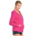 thumbnail image 2 of LAVRA Women's Athletic Zip Up Hoodie Light Weight Exercise Jacket Sweater, 2 of 3
