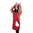 thumbnail image 4 of Delantal de cocina impermeable y resistente al aceite, color rojo, con capucha para cocinar, hornear y hacer barbacoas, perfecto para adultos y catering, 4 of 8