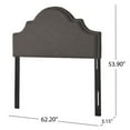 thumbnail image 3 of GDF Studio Lenne Fabric Queen/Full Headboard, Grey, 3 of 9