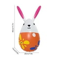 thumbnail image 3 of Easter Inflatable Eggs Decorations PVC Blow Up Holiday Party Supplies for Outdoor Garden Yard Festival Celebration Spring Decoration, 3 of 6