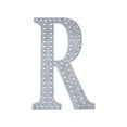 thumbnail image 2 of BalsaCircle 6" Silver Solid Letter R Self-Adhesive Rhinestones Gems Sticker, 2 of 7