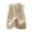 Beige, variant on Brnmxoke Women Sherpa Vest Casual Warm Fuzzy Faux Shearling Vest Sleeveless Fleece Jacket Pockets Teddy Coat Gilet Winter Coffee S