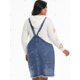 thumbnail image 3 of Vestido Talla Extra Rasgado Dulce Rosegal Vestidos casuales de talla grande, 3 of 5