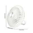 thumbnail image 3 of Fans That Blow Cold Air VibHome Clearance of savings! USB Rechargeable Fans Multi-function Silent Desktop Desktop Fans Hanging Small Ceiling Fans, 3 of 8