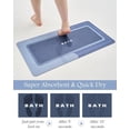 thumbnail image 3 of Alfombra de baño MontVoo antideslizante, superabsorbente, resistente a las manchas, 3 of 7