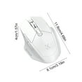 thumbnail image 3 of JilgTeok 3 Packs Wireless Bluetooth Mouse 1600 DPI Adjustable Type C Fast Charging for PC Laptop Gaming Office Computer, 3 of 6