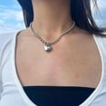 thumbnail image 6 of XISAOK Fashion Trend Light Luxury Niche Sense Collarbone Chain Temperament Necklace, 6 of 9