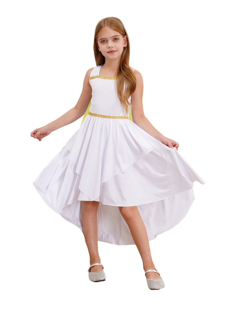 CHICTRY Kids Girls Greek Athena Toga Dress with Flowy Tulle Shawls Roman Princess Gown Yellow 6 - Walmart.com CHICTRY Kids Girls Greek Athena Toga Dress with Flowy Tulle Shawls Roman Princess Gown Yellow 6 - Walmart.com