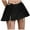 Black, variant on Women's Mini Pleated Skirts Split Short Skirt Low Waist Pleated Skirt A-line Tennis Skater Skirt Black M