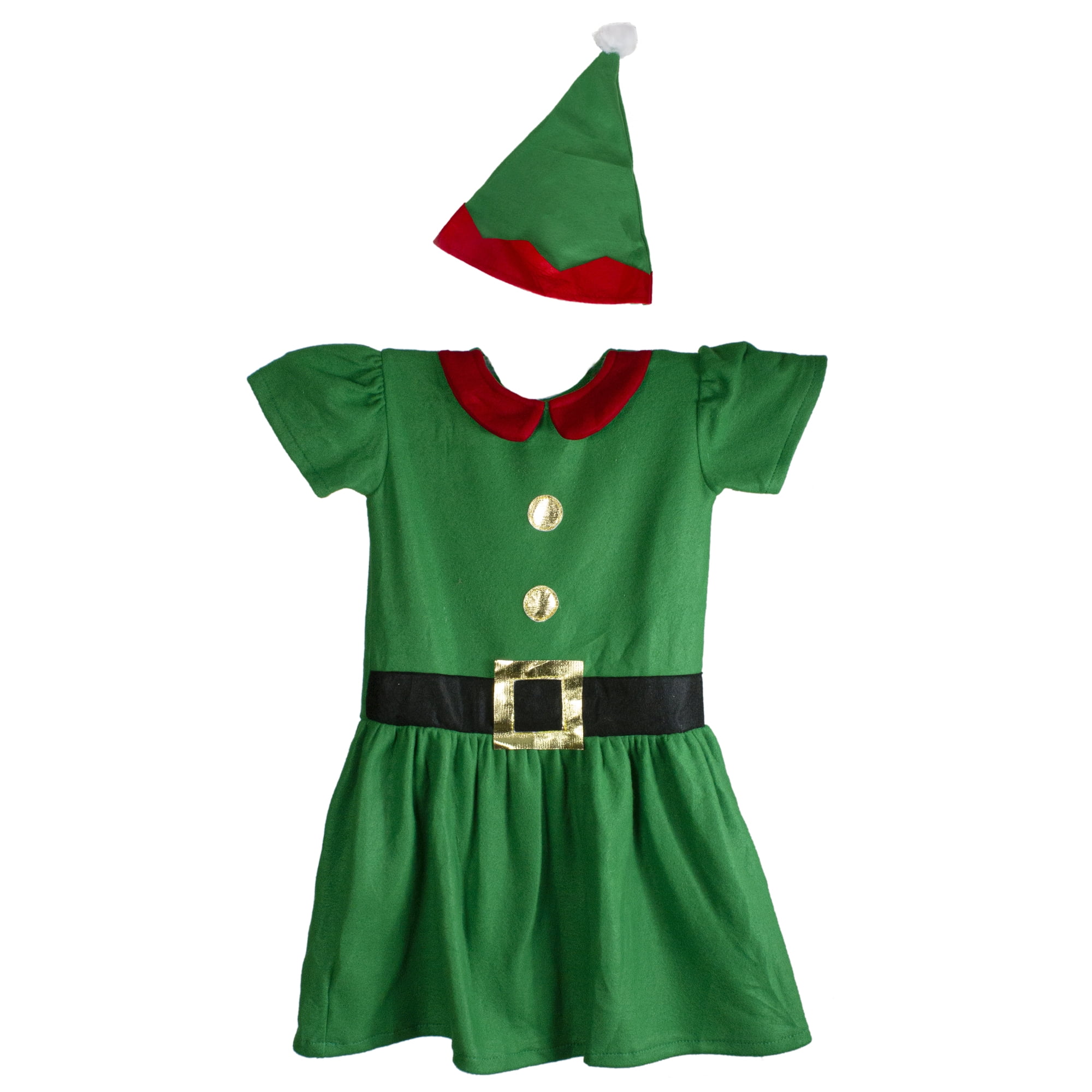 Northlight Elf Girl's Fancy-Dress Costumes for Child, S (4-6) (2 Each)