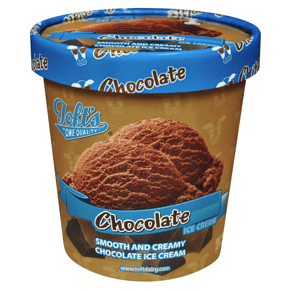 Toft's Chocolate Ice Cream 16oz