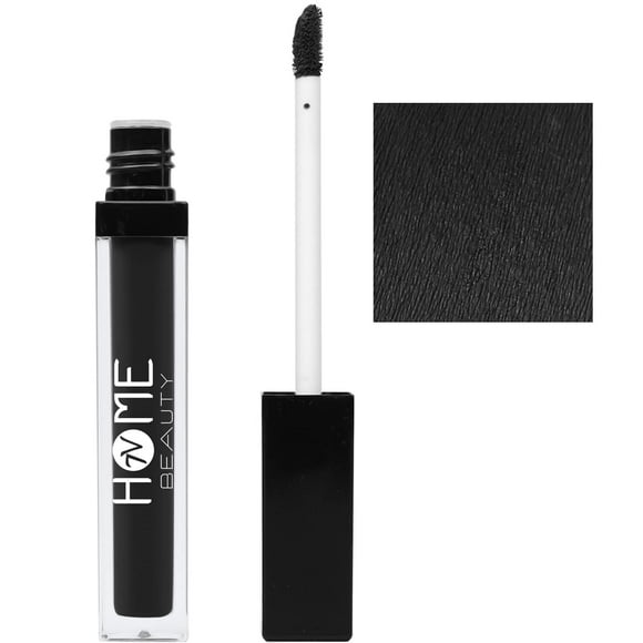 Lápiz labial líquido 7V HOME BEAUTY negro mate de larga duración, 5 ml